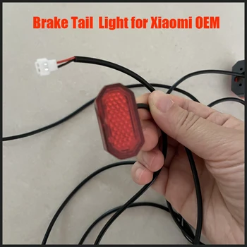 Frână Coada de Lumină Stop pentru Xiaomi Mijia M365 OEM Scuter Electric Accesorii 4-gaura Aripa Spate Lumina de Avertizare de Reparare Parte