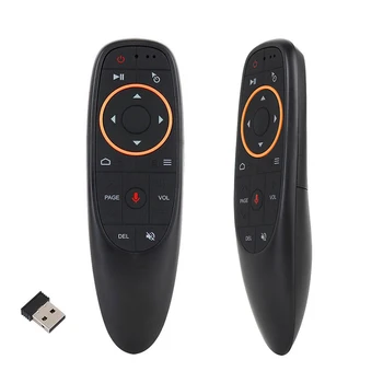 G10S Aer Mouse-ul de Voce de la Distanță de Control 2.4 G Wireless Giroscop IR de Învățare pentru H96 MAX x88 borna PRO X96 MAX Android TV Box HK1