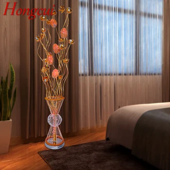 Hongcui Moderne Lampa de Podea Arta la Modă sufragerie Dormitor Hotel Inginerie Sârmă de Aluminiu cu LED-uri Decorative în Picioare Ușoare