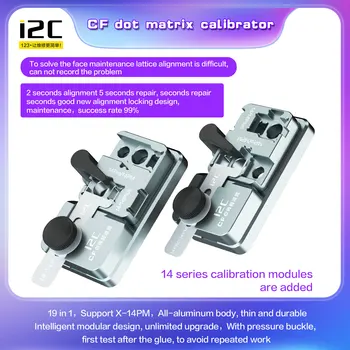 I2C Dot Matrix Calibrator Pentru iPhone X/11/12 mini/13 PM /14 Plus Zăbrele Proiector Infrarosu Camera video Frontală Fata ID-ul Alignment Tool