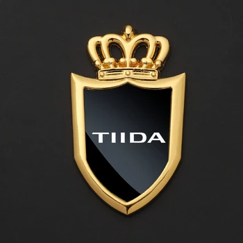 Insigna auto autocolante geamuri laterale corp metalic autocolante auto pentru Nissan TIIDA cu logo-ul de accesorii auto