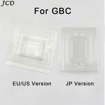 JCD SUA/UE/JP Versiune de Plastic, Carton Cartuș Caz Clar de Plastic Introduce Interior Inlay Tava pentru Gameboy Color GBC Carte de Joc Tava