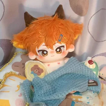 Japonia Anime Shoyo Hinata Haikyuu!! Miel drăguț Păpuși Cosplay de Pluș Umplute Corpul Rochie de Bumbac Pluș 20 cm Mascota, Cadou de Crăciun