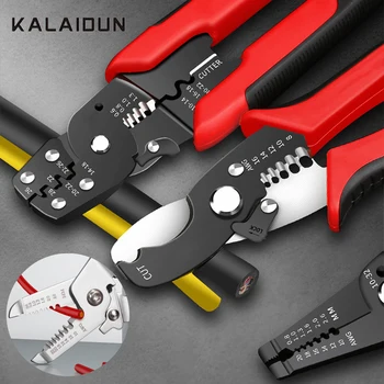 KALAIDUN Multifunctional Crimper Tăietor de Sârmă Stripteuză Electrician Cablu de Separare Dezincrustare Clești pentru Țevi de Cupru Instrumente de Sertizare