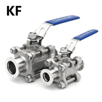 KF 3-Piese de Mare Vid Manual robinet cu Bilă din Oțel Inoxidabil 304 KF16 KF25 KF40 KF50 Flanșă