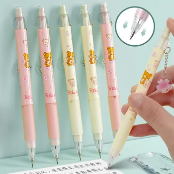 Kawaii Ursul Desene animate Creioane Mecanice 0.5 0.7 mm Automata Creioane Copii Laudă Cadouri Instrument de Scris pentru Școală, Rechizite de Birou