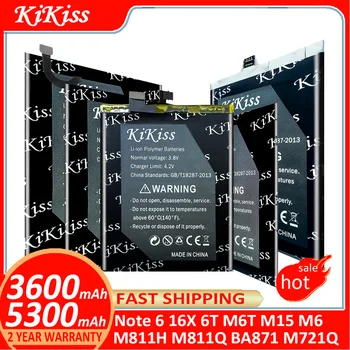 KiKiss Baterie Pentru Meizu Meilan 16X 6T M6T M15 Nota 6 Note6 M6 M811H M811Q BA871 M721Q Baterii + instrumente gratuite