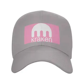 Kraken logo-ul de Moda Denim de calitate capac Tricotate pălărie de Baseball capac