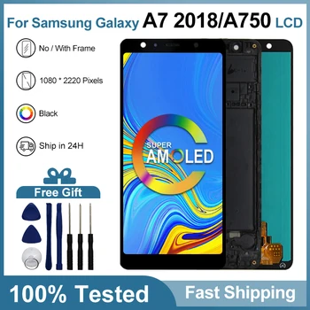 LCD de înaltă Calitate Pentru Samsung Galaxy A750 Display LCD Touch Screen Înlocui Pentru Galaxy A7 (2018) SM-A750F A750FN A750GP Piese LCD
