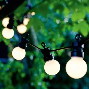 LED de economisire a energiei G50 Bec Lumina Șir IP67 rezistent la apă în aer liber Camping Curte Lampa de Gradina Decorative String Atmosfera Lămpi