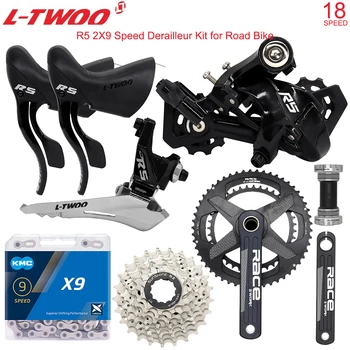 LTWOO R5 2X9 viteze, Kit pentru Biciclete Rutier Racework Angrenajul RS501 Jos KMC X9 Lanț de Soare Casetă de Biciclete Groupset