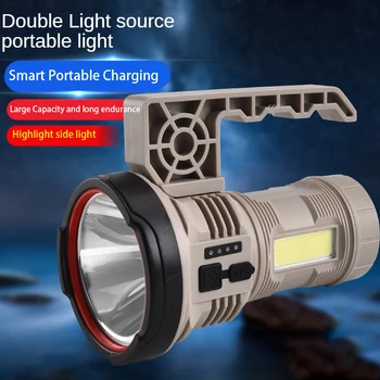 Lanterna Lumină Puternică De La Distanță Reîncărcabilă Lumina Patrula De Urgență De Incendiu Portabile Searchlight În Aer Liber, Instrumente De Electrocasnice