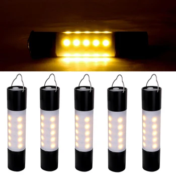 Lanterna portabil de Încărcare USB cu Zoom Lanterna Felinar Agățat în aer liber Camping Lampa Ultra Luminos de Urgență Lumina de Noapte