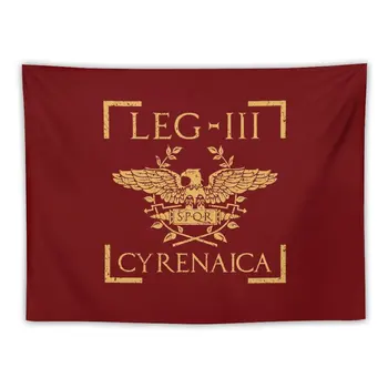 Legio III Cyrenaica SPQR Legiune Romană Tapiserie Decorațiuni interioare Decoratiuni Cameră Estetica