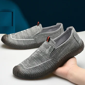 Lenjerie pentru bărbați Pantofi de Panza 2023 Primavara Toamna Designer Respirabil Lumina Mocasini Modei Masculine de Cauzalitate Culoare Solidă de Conducere Pantofi Om