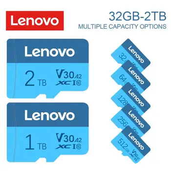 Lenovo Viteza Mare de 2TB Micro TF Card SD de 1 tb 512GB ssd 256GB Class10 SD/TF Card de Memorie Flash de 64GB, 128GB 16GB pentru telefon Tabelul PC NOU