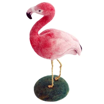 Lână de Poker Flamingo Podoabă Împâslire Kit DIY Kituri de Adulți Ac Material Împâslită Manual Copilului Pumn
