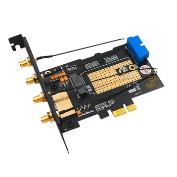 M. 2 Modul Wifi pentru a PCIE X1 / USB 3.0 Card de Expansiune De 4 Antene NANO SIM Slot de unitati solid state Tasta B pentru 30x42/52 3G 4G 5G M2 Modulul Wireless