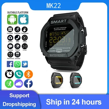 MK22 Ceas Inteligent Bluetooth Bărbați Femei Fitness Tracker Pedometru Reminder Ceas Digital Bratara BT Sport Smartwatch rezistent la apa