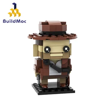 MOC Roluri de Film Brickheadz-Wicket Demon Doctor Monstru Robot Cifre Blocuri Samurai Model DIY Educație Jucărie Copil Cadou