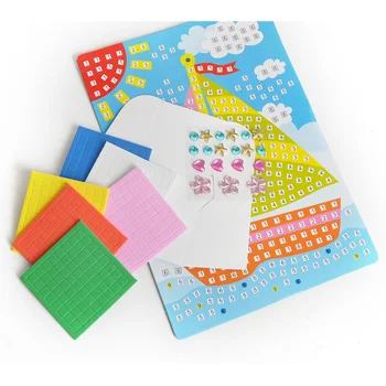 Manual DIY Puzzle Material Mozaic Autocolante Cu Burghiu de Jucării pentru Copii