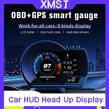 Masina HUD Head Up Display P6, OBD+GPS Inteligent Ecartament, Mare de Lucrări pentru cele Mai multe Masini Accesorii pentru Masina