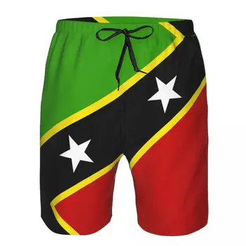 Mens uscare Rapidă Beachwear Saint Kitts Și Nevis costume de Baie Barbati Costum de Baie pentru Bărbați Costume de baie