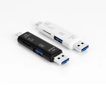 Micro USB de Tip C USB, TF Card Reader, Hub OTG Adaptor Pentru Samsung Xiaomi MacBook