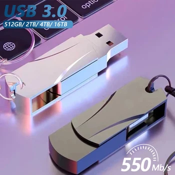 Mini Hard Disk USB 3.0 de Mare viteză Flash Drive 2TB Portabile PEN DRIVE Extern de Memorie Flash de Tip c Adaptor pentru Laptop Desktop