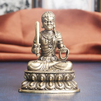 Miniatura Figuri Budiste Bronz Retro Imobil Buddha Forme De Artizanat Tantric Acasă Colectare Altare Desktop Decorative
