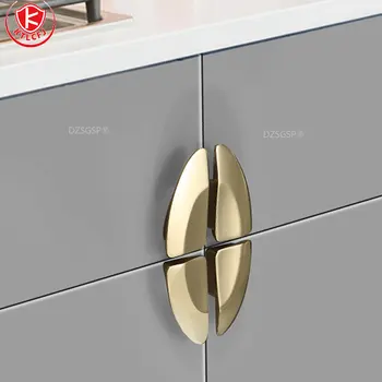 Minimalist Modern cabinet de mână-în-mână mâner de Aur dulap mânerul ușii de lux sertar de cabinet baie mânerul ușii