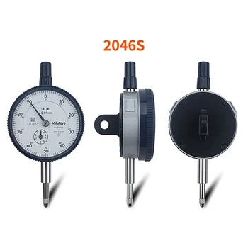 Mitutoyo comparator cu Cadran 0-10mm Metru Precis 0,01 mm Indicatorul de Rezoluție a Mesure Instrument Indicator cu Cadran 2046S