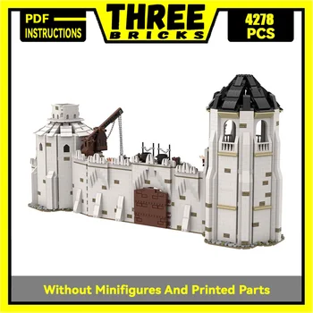 Moc Blocuri Inele Magice Scena de Film Poarta de Sud Model Castelul Cărămizi Asamblare DIY Street View Jucării, Cadouri pentru copii