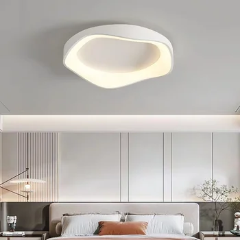 Moderne, Creative, Circular Dormitor LED Lumina Plafon Simplu de Estompat Lampă de Tavan pentru Camera de zi Mese de Interior Candelabru Lumini