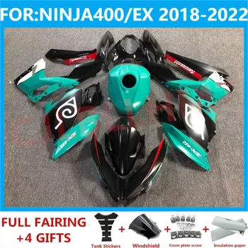 Motocicleta Tot Carenajele Kit potrivit Pentru Ninja400 EX400 EX Ninja 400 2018 2019 2020 2021 2022 2023 Caroserie carenaj set albastru negru