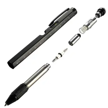 Multi-Funcțional Calculate Pen 9 În 1 Tipe De Stocare Unealta Pen Set Portabil Instrument De Măsură Bea Deschizator De Accesorii Pen