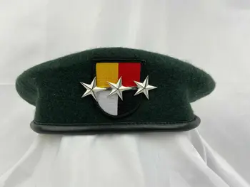 NE-a Armata a 3-Grup de Forțe Speciale NEGRICIOS Bereta Verde OFIȚER de 3 Stele, General-Locotenent Toate Dimensiunile