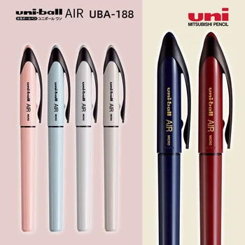 NOI UNI Negru Tehnologie Pen UBA-188 Aur Limitată și Simplu Semnătura Drept Lichid Stilou cu Cerneală Liber de Control de 0,5 mm