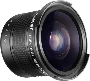 Neewer 55mm 0.35 X Fisheye cu Unghi Larg de Lentile Macro Close-Up Parte pentru Nikon D3400 D5600 Sony SLT-A99V, A99II, A99, A77II