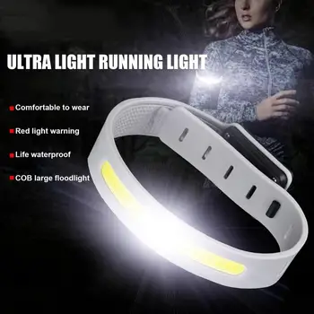 Noaptea Funcționare Banderola de Lumină LED Sport în aer liber USB Reîncărcabilă Lumină Intermitentă de Siguranță Centura de Braț Picior de Avertizare Bratara Ciclism Lumina