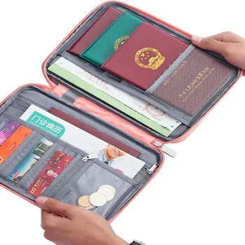 Noi Fierbinte De Călătorie Portabil Portofel Creative Impermeabil Document Caz Familie Pașaportului Titularului Cardului Geanta De Voiaj Document Sac