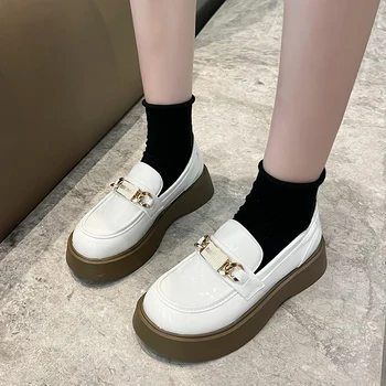 Nou Pantofi de Înaltă Calitate, Pantofi de Vara pentru Femei Sandale Casual Rotund Toe Slip pe Plat Mocasini Solid de Culoare Moda Pantofi pentru Femei