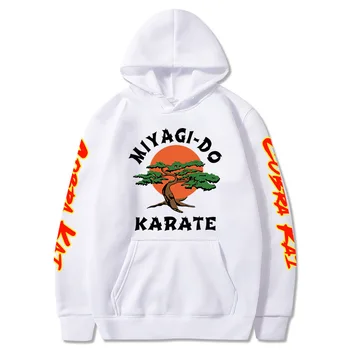 Nou în Cobra Kai Hanorac Karate Kid Șarpe Kobra Fără Milă Retro ' 80 Arte Martiale Tricouri Barbati femei Cosplay costum