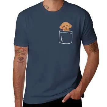 Noua Jucărie Pudel Câine În Buzunar Fata de Catelus Iubitor de Cadou Tricou tricou barbat kawaii haine pentru Bărbați t-shirt