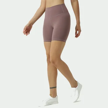 Noul Sport Yoga Pantaloni Femei față-verso Periat Nud pantaloni Scurți de Înaltă Talie Șold Ridicare pantaloni Scurți