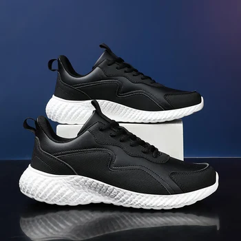 Noul Sport din Piele Pantofi de Mens Casual Pantofi de Sport în aer liber de Mers pe jos de Formare Pantofi Anti-Alunecare și rezistent la Uzură Pantofi de Mers pe jos