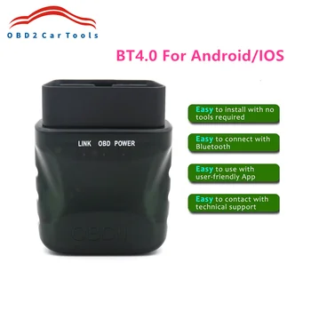OBD2 Scanner Bluetooth 4.0 ELM327 OBD 2 Instrument de Diagnosticare Auto Pentru IOS/PC Android ELM 327 V1.5 OBDII Cititor de Lumină Motor de Verificare