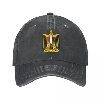 Oamenii Șapcă De Baseball Egipt Emblema Cărbune Spălate Denim Clasic Vintage Din Bumbac Tata Trucker Hat Unisex Pentru Adulti