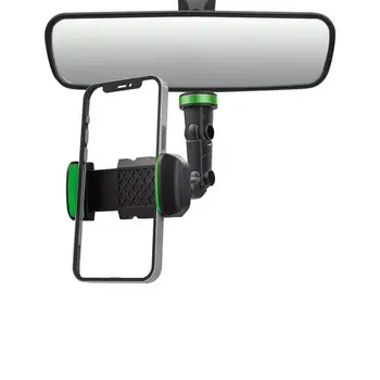 Oglinda Retrovizoare Cu Suport Pentru Telefon Universal Suport Reglabil Leaganul De Montare În Mașină 360 Rotativ Multifunctional Cu Suport Pentru Telefon De Mașină
