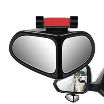 Oglinzi retrovizoare pentru unghiul mort 360Rotatable Auto Auxiliare cu Unghi Larg de Oglinzi de Sticlă Dublă cu Vedere în Spate Blind Spot Mirror Unghi Larg Convex Partea de